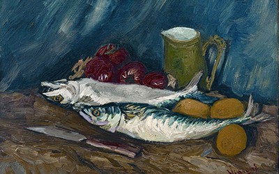 A good catch: The Mackerels now looks set to be authenticated as a genuine Van Gogh